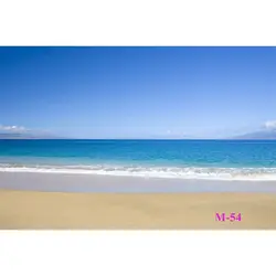 Полиэстер голубое небо море Waves Beach Фон фотографии Studio реквизит для фотосессии фотографического бесшовные моющийся без складок