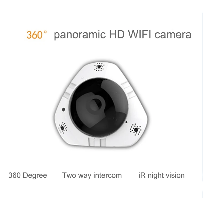 Wi Fi панорамный камера IP 360 градусов рыбий глаз 1.3MP безопасности Мини CCTV Cam HD 960 P 3D VR беспроводной Смарт видеокамера TF слот для карты I