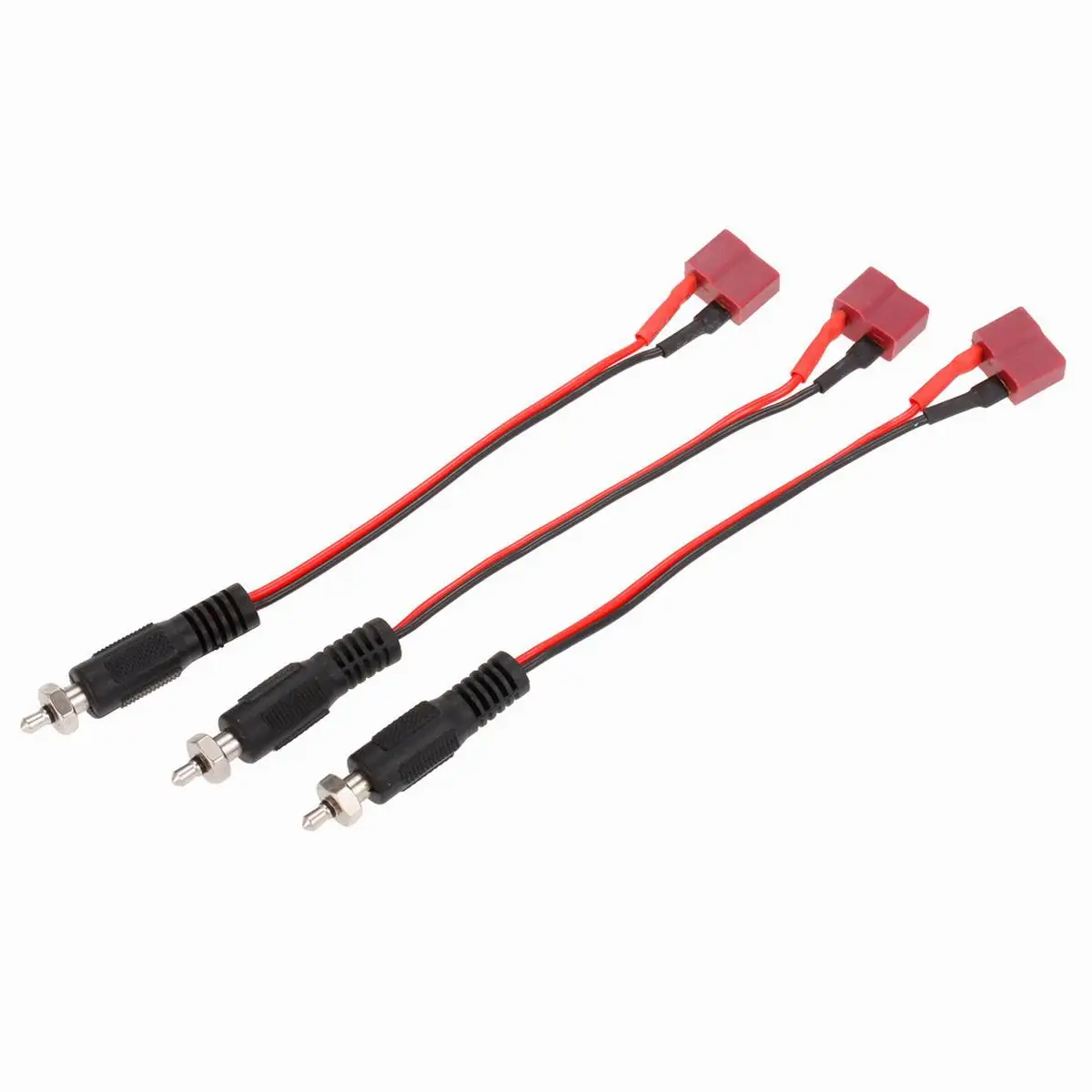 3pcs Igniter Adapter with T Plug for Nitro Engine RC Car Vehicle Model
