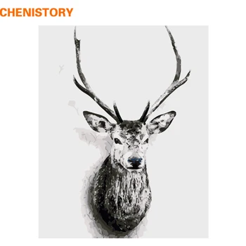 

CHENISTORY No Frame DIY Painting By Numbers Nordic Style Wall Art Picture Acrylic Paint On Canvas Handpainted For Home Decor Art