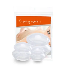 3 шт Силиконовая Вакуумная чашка-массажер набор антицеллюлитных банок для всего тела и шеи массажные чашки с мешком