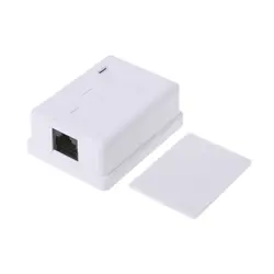 Supervolt cat5e rj45 8p8c hm-hb01 модель utp-неэкранированная один Порты и разъёмы Desktop крепление коробки