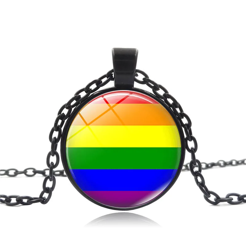 Карманные часы DXJEL Gay Pride ожерелье с тем же льгбтом ювелирные изделия для геев