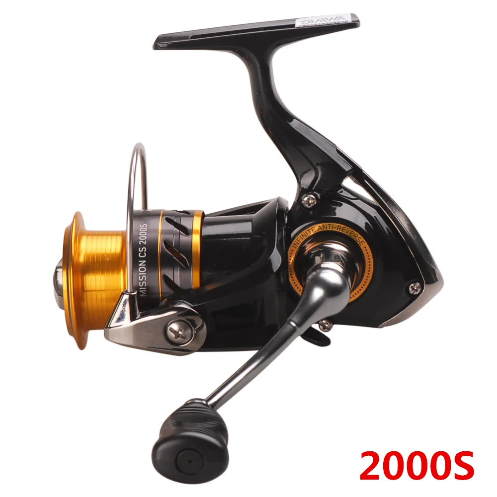 Спиннинговая Рыболовная катушка DAIWA MISSION CS 2000 2500S 3000S 4000S 4 шарикоподшипник 5,3: 1 Moulinets De Peche спиннинговое колесо Carretilha - Цвет: 2000S