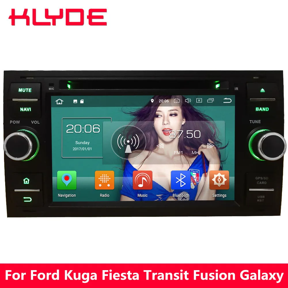 

KLYDE 7" 4G Octa Core PX5 Android 8.0 4GB RAM 32GB ROM Car DVD Multimedia Player Radio For Ford Kuga Fiesta Transit Focus Fusion