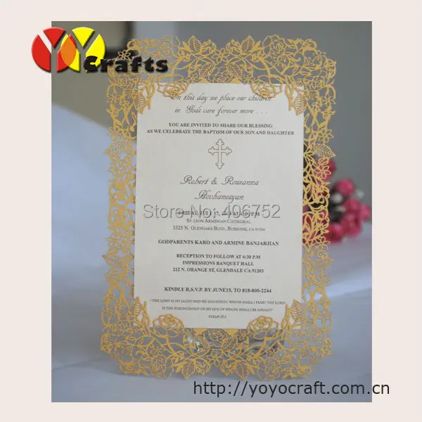 TEN A5 Ivory Paper Wedding Invitation Card Inserts