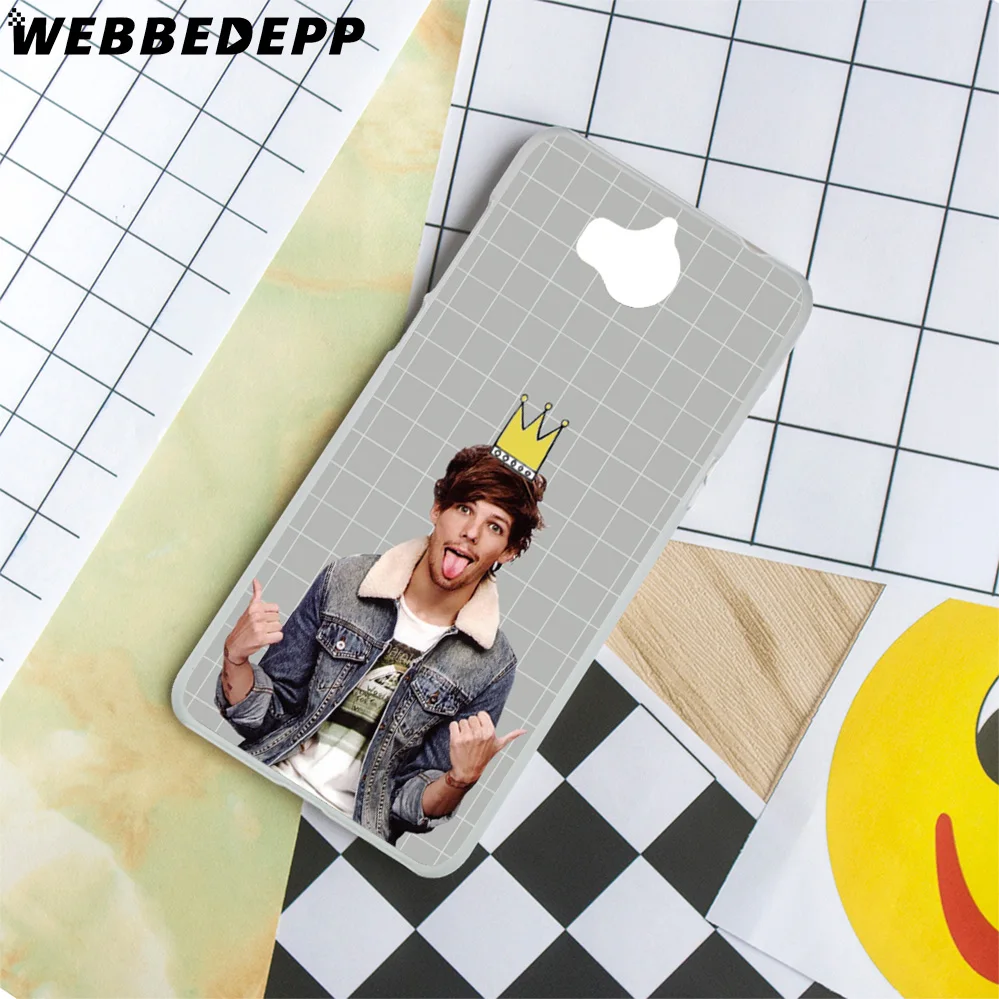 WEBBEDEPP Louis Tomlinson Hard Case for Huawei Honor 10 9 8 Lite 7X 6A 6C Y5 2018 Y6 II Y7 2017