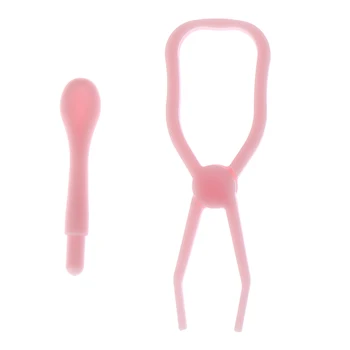 

2 Pcs/Set Small Suction Cups Stick for Mini Contact Lens Inserter Remover Tool Men Women Handy Silicone Contact Lenses Portable