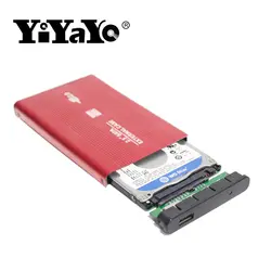 YiYaYo USB2.0 Алюминий сплав HDD корпус 2,5 дюймов SATA к USB Портативный внешний жесткий диск поле подходит для ноутбука Macbook