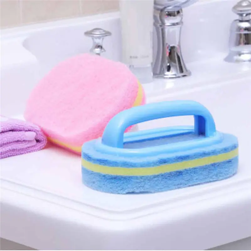 Sponge Handheld Cleaning Brush For Kitchen Bathroom Toilet Wall Floor Windows Cleaner Household Tools Brushes | Дом и сад