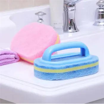 

Sponge Handheld Cleaning Brush For Kitchen Bathroom Toilet Brush Wall Floor Windows Cleaner Household Cleaning Tools Brushes