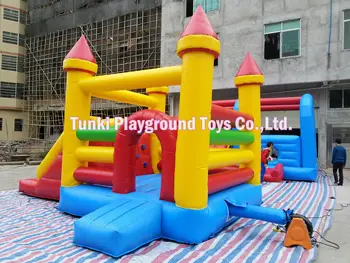 

inflatable combo slide house for children