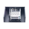 Uneatop dual bay 2.5 inch traylessn internal hdd mobile rack for 5.25in optical pc bay with lock ► Photo 3/6
