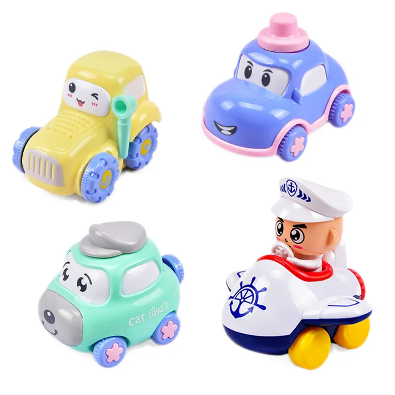 

Hot Pull Back Toy Car Aircraft Engineer Vehicle Mini Cars Cartoon Pull Back Kids Toy