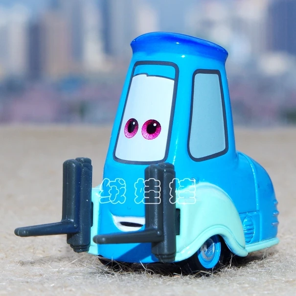 Disney Pixar Cars Forklift Mini Blue Guido Lightning McQueen Metal