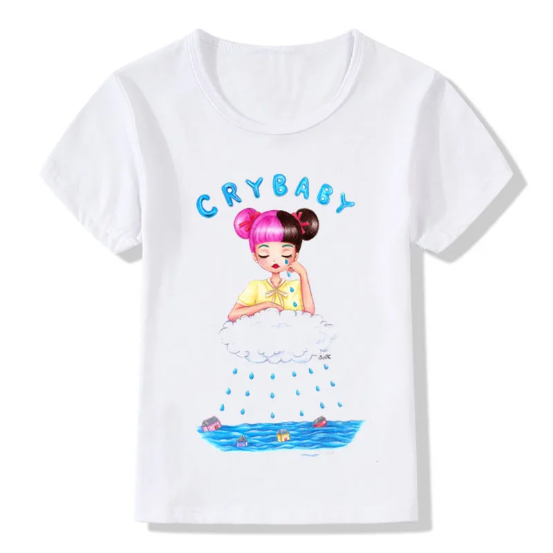 

2019 Children Melanie Martinez Print T-Shirts Kids Summer Tops Girls Boys Short Sleeve T shirt High Quality Baby Clothes,ooo2082