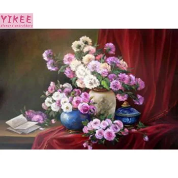 

5d diy diamond painting flower,diamantpainting,diamond painting square diamonds