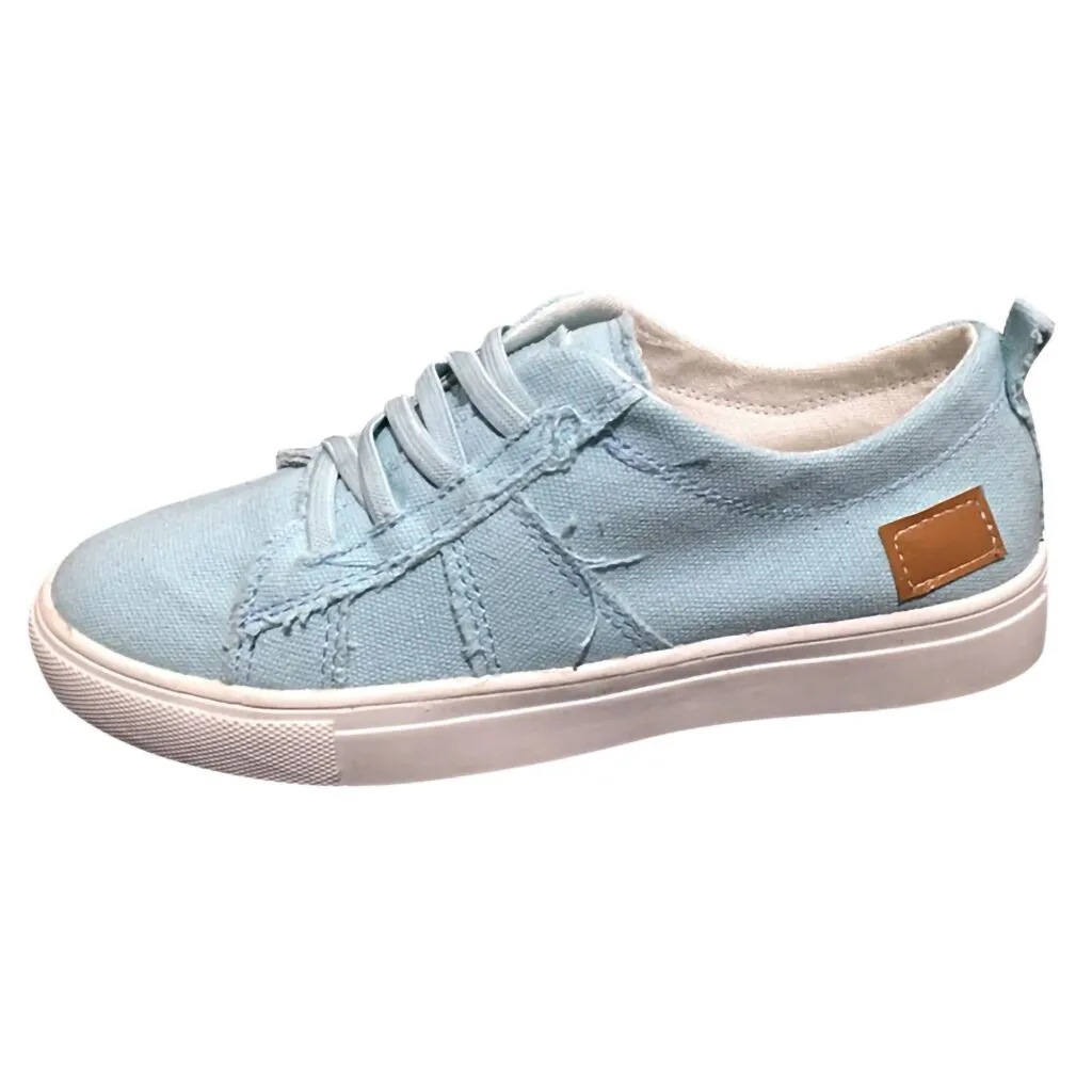 Flat-Bottomed Casual Single Shoes Women's Peas Shoes Summer Beach Blue Gray White Pink Purple Concise Canvas Shoes#G4
