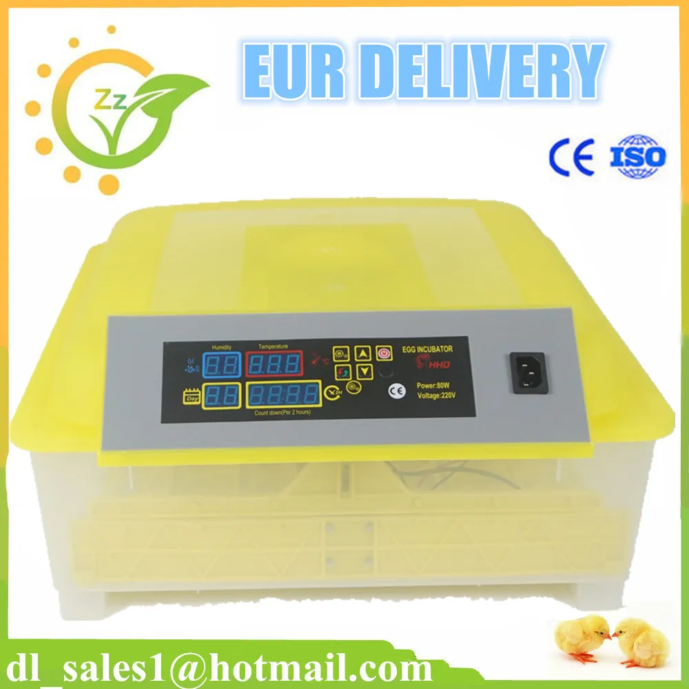 

New Digital Fully Automatic Egg Incubator Turner 48 Eggs Poultry incubator machine Chicken Duck Bird Hatcher Goose Fast Shipping