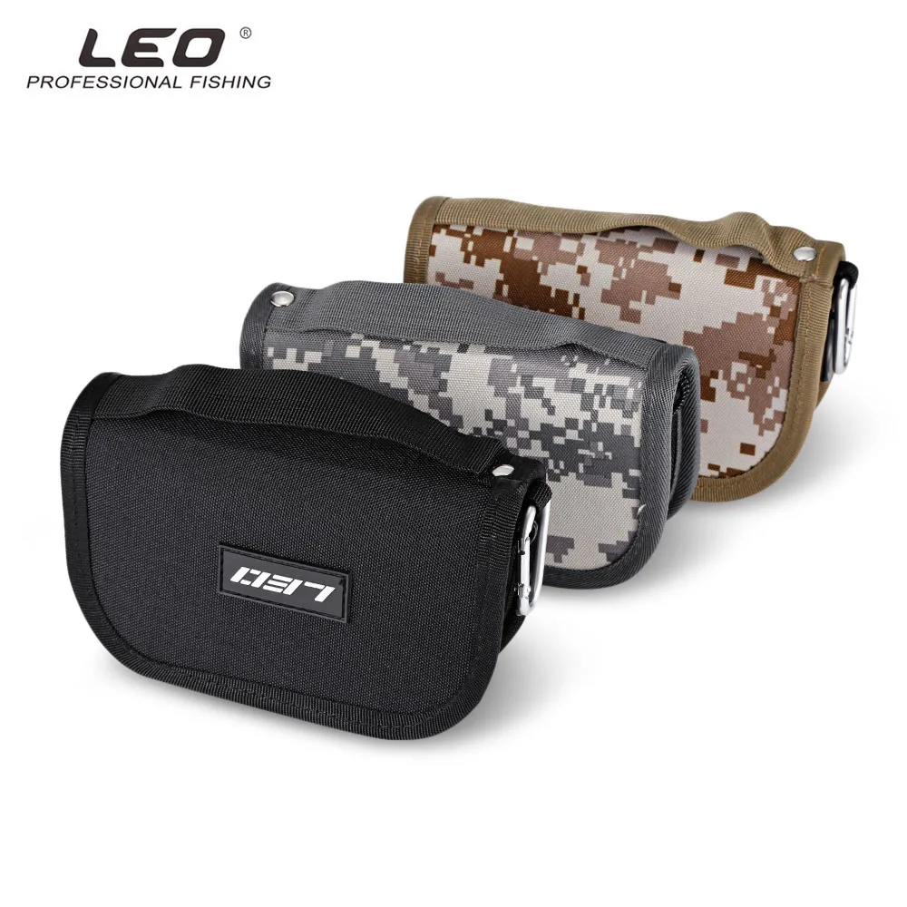 

LEO 600D Oxford Fishing Bags Portable Fishing Hook Sequin Lure Bait Pouch Fish Float Spoon Bag Waterproof Fishing Metal Bag