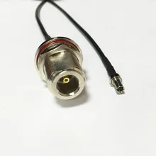 Беспроводной модем Провода N женский разъем Гайка для TS9 штекер разъема RG174 кабель 20 см " косичка