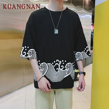 

Fashions Printed Oversized T Shirt MenHarajuku Hip Hop Funny T Shirts Men Summer Tshirt 5XL Mens Workout Shirts Boyfriend Gift 5