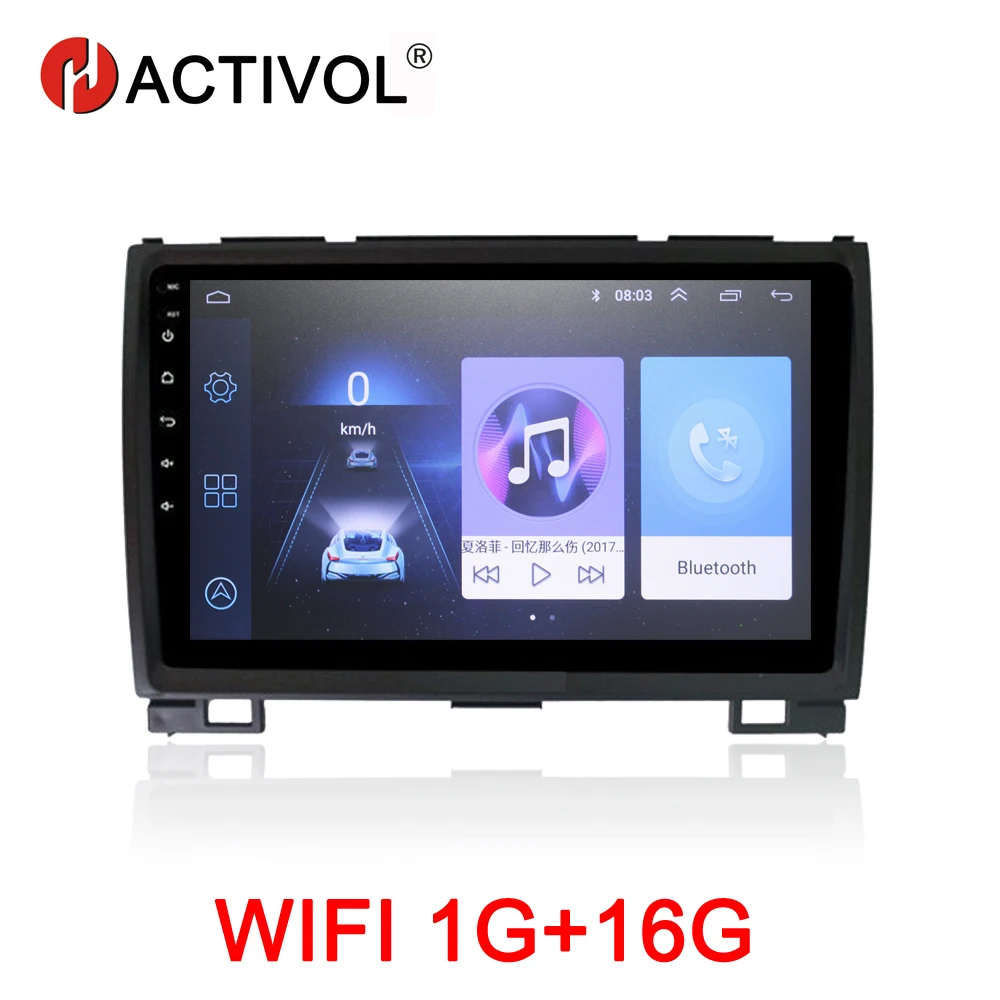 HACTIVOL 2G+ 3 2G Android 8,1 Автомобильная магнитола для Greatwall Hover Haval H3 H5 2009-2012 dvd-плеер автомобиля аксессуары 4G плеер - Цвет: Wifi 1G 16G