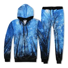 OLOEY 2 piece set 3d print hoodie sweatshirt & sweatpants fashion Unisex streetwear suits tracksuit men casual jogging sets 