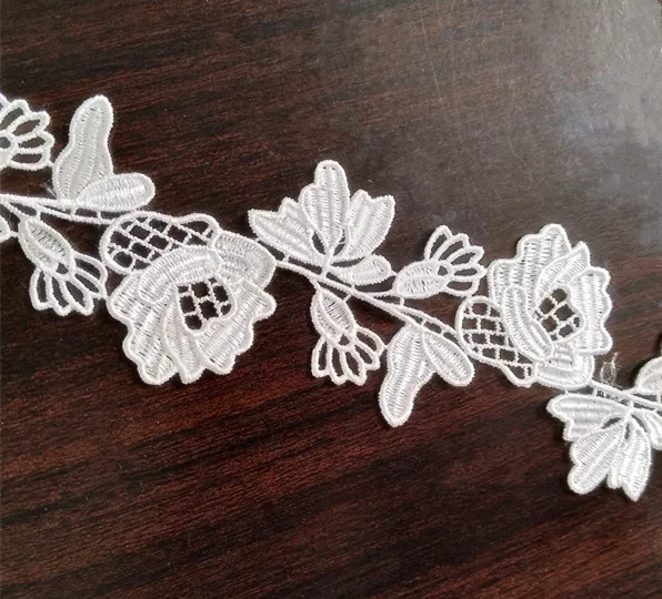 14ヤード花レーストリム、小さな花レース縫製アクセサリー、4センチワイドジュエリーレーストリム、レースクラフトアクセサリーlace trim