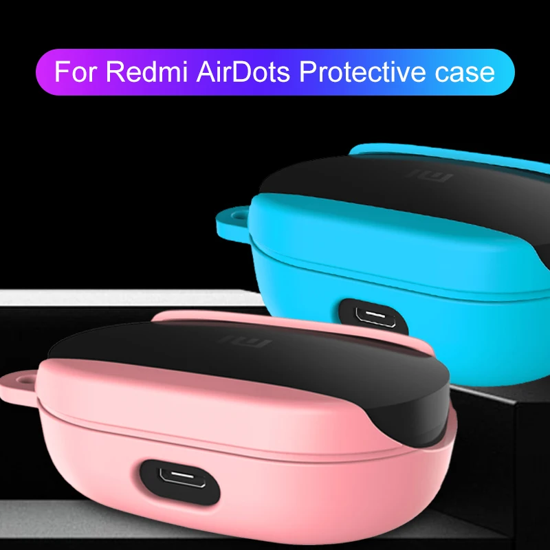 Мягкий силиконовый чехол для Xiao mi Red mi Airdots Air Dots mi Airdots Силиконовые чехлы Tws Box аксессуары кейс для наушников-вкладышей чехол