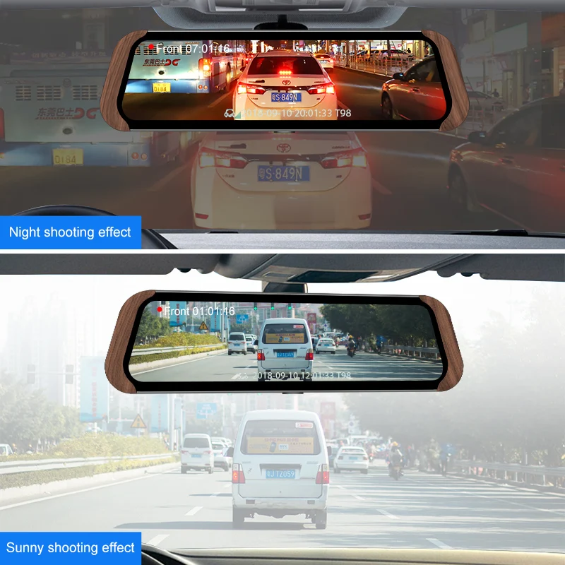 Автомобильный видеорегистратор LDZDSEE 2019 ADAS 4G 10 &quotс зеркалом заднего вида Full HD 1080 P