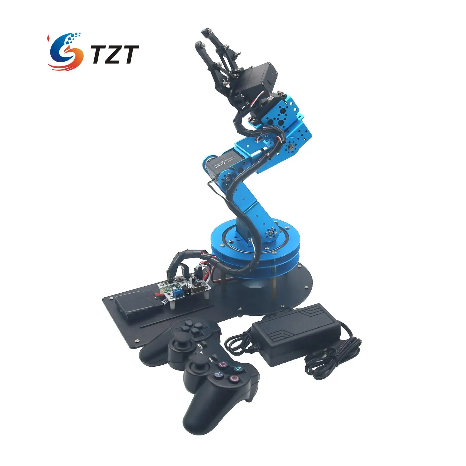 

Lewan Soul Arm Robot With 6PCS Digital Servo and Handle Control LeArm Unassembled 6DOF Mechnical Robotic Arm