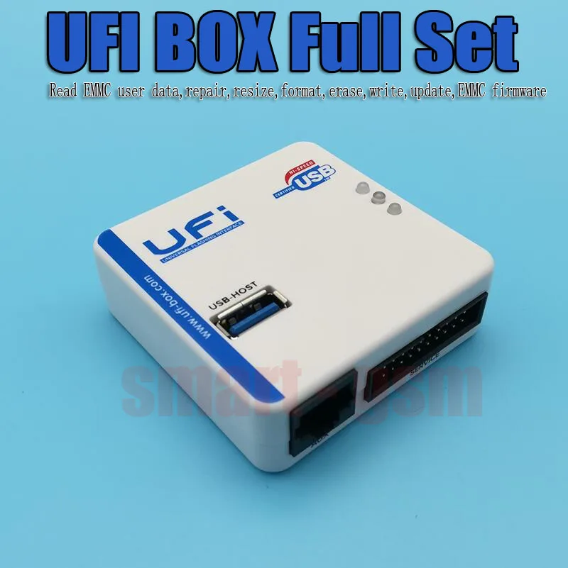 UFI BOX UFi Box мощный инструмент обслуживания EMMC считывание пользовательских данных EMMC, ремонт, изменение размера, формат, стирание, запись обновления прошивки EMMC