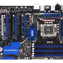 Оригинальная материнская плата ASUS P6T6 WS Revolution X58 DDR3 LGA 1366X58