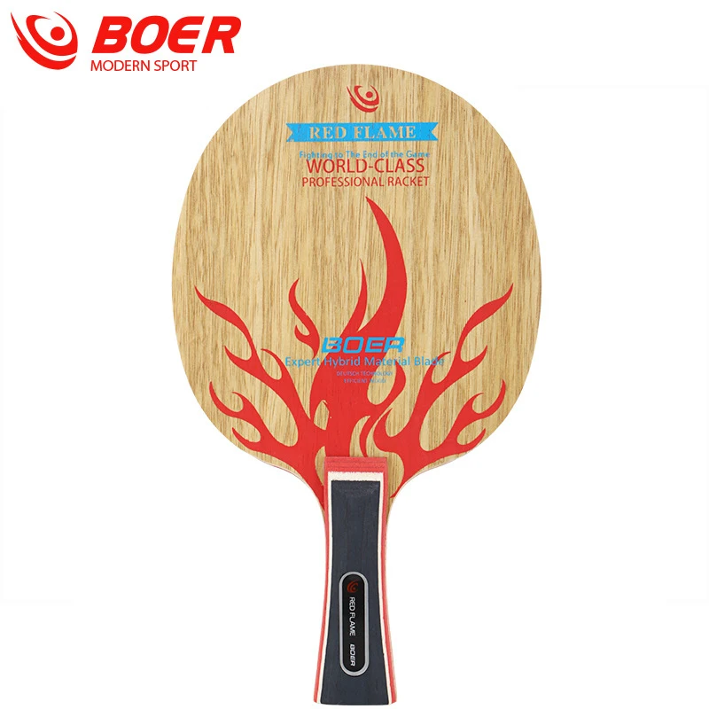 الأحمر 7 طبقات AYOURS الزيزفون تنس طاولة شفرة خفيفة الوزن و غير نطاط شفرة لارتفاع مستوى تنس طاولة مضرب