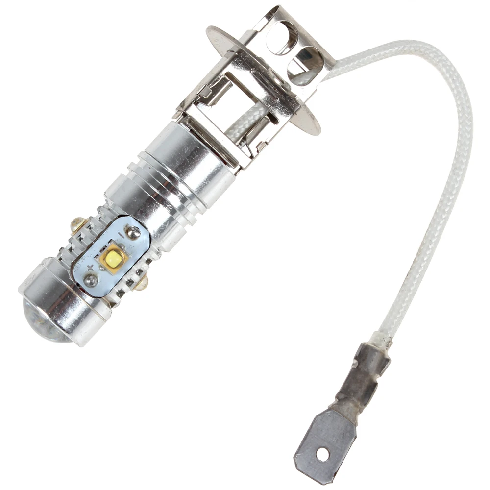 

500LM H3 25W LED Bulb High Power Ultra Bright White Fog Light Car Fog Lamp Light