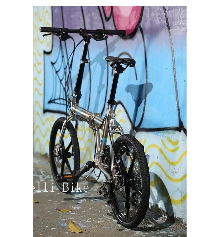a02-27 Speeds 20 Folding Bike zoom Fork Double Disc Brake SHIMANO Derailleur SHIMANO Derailleur Aluminium Alloy Frame SHIMANO ALTUS M311Cassette Magnesium Alloy 5 Spokes Wheels