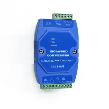 

Communication Module of Relay Converter in RS485 232 to 4-way RS485 Photoelectric Isolated Hub Distributor Distributor