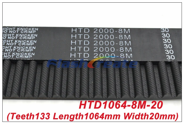 1 Unidad Correa De Impresora 3D Lazo Cerrado Goma Correa Distribuci/ón Gt2 2gt-6-852mm