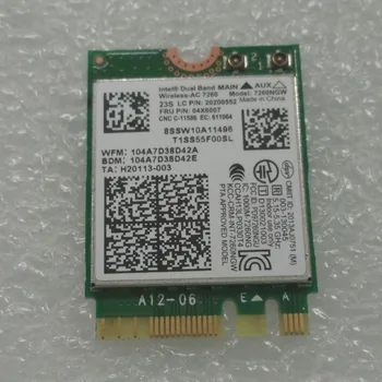 

Wireless Adapter Card for Intel 7260NGW ac 7260ac 2.4/5G BT4.0 04X6007 For Thinkpad lenovo X250 x240 x240s x230s t440 w540