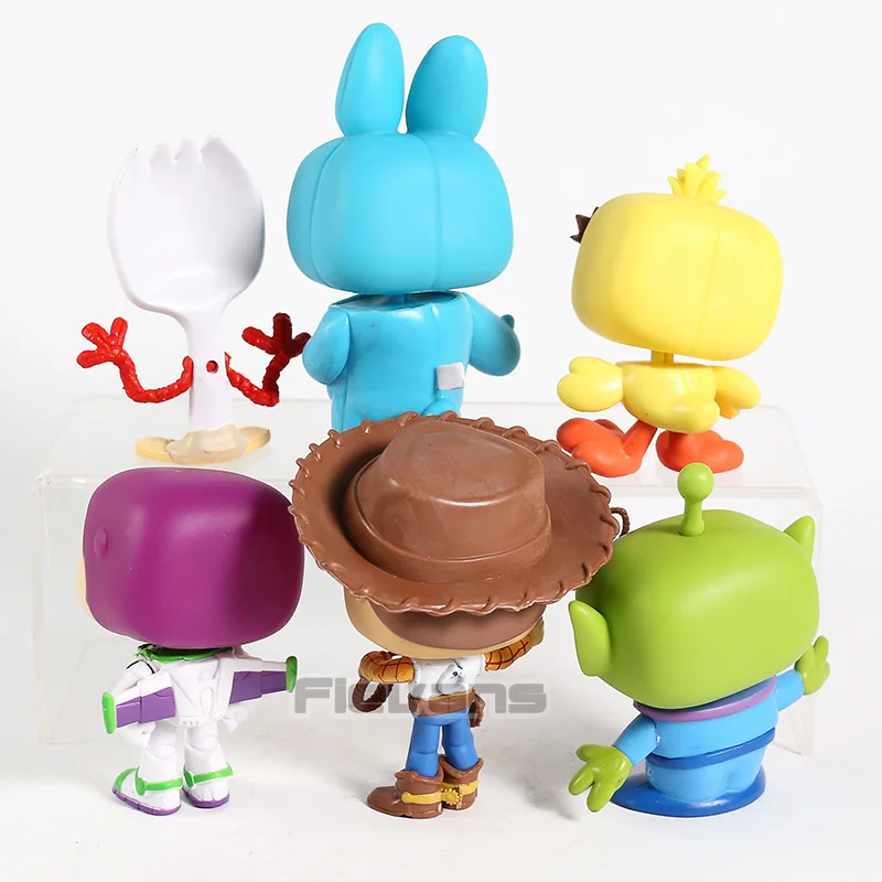 История игрушек 4: Вуди Базз Лайтер Джесси бульсей Slinkydog Forky Ducky Bunny Rex Lotso Hamm Alien мини