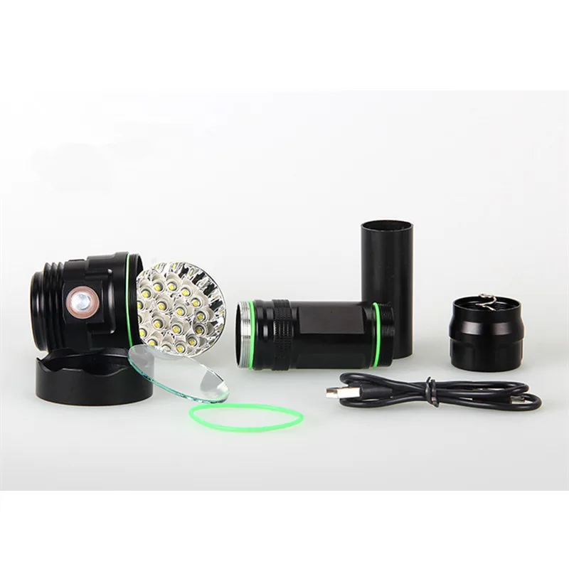Светодиодный фонарь 26650 18T6 Torch18 * XM L T6 светодиодный светильник вспышка