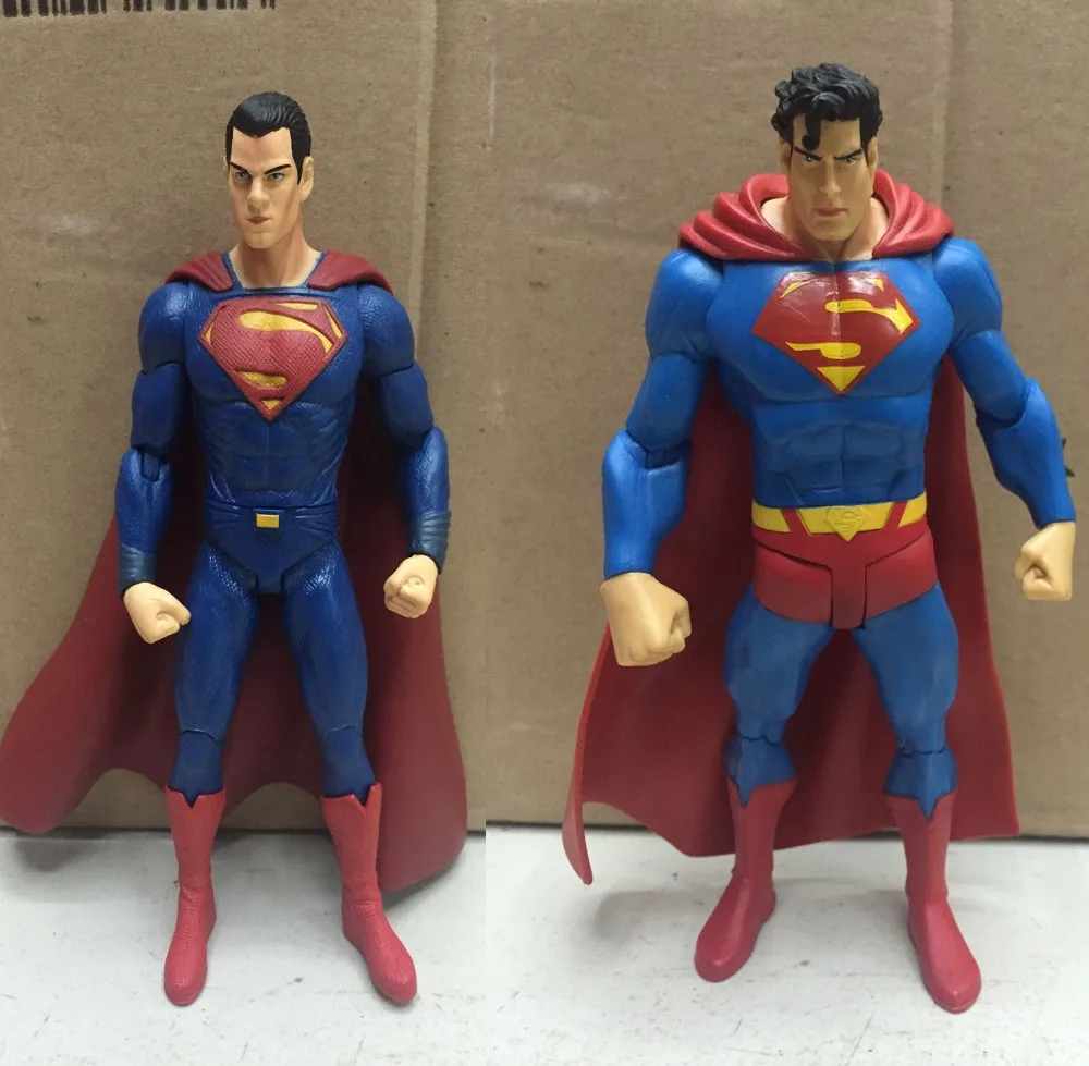 Classic TV Series 1966 Batman Superman 18cm 3 Style Cartoon Anime Toy PVC Figure Model Gift