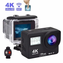 HD 4K экшн-камера wifi сенсорный экран 16MP Спортивная камера Allwinner 1080P Sport DV Go водонепроницаемый профессиональный шлем камера Дистанционное управление