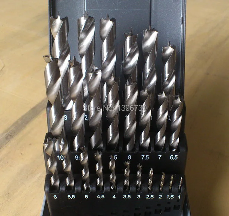 

Factory Direct 25pcs High quality Three sharp drills Drill Kit Woodworking Tools HOLE