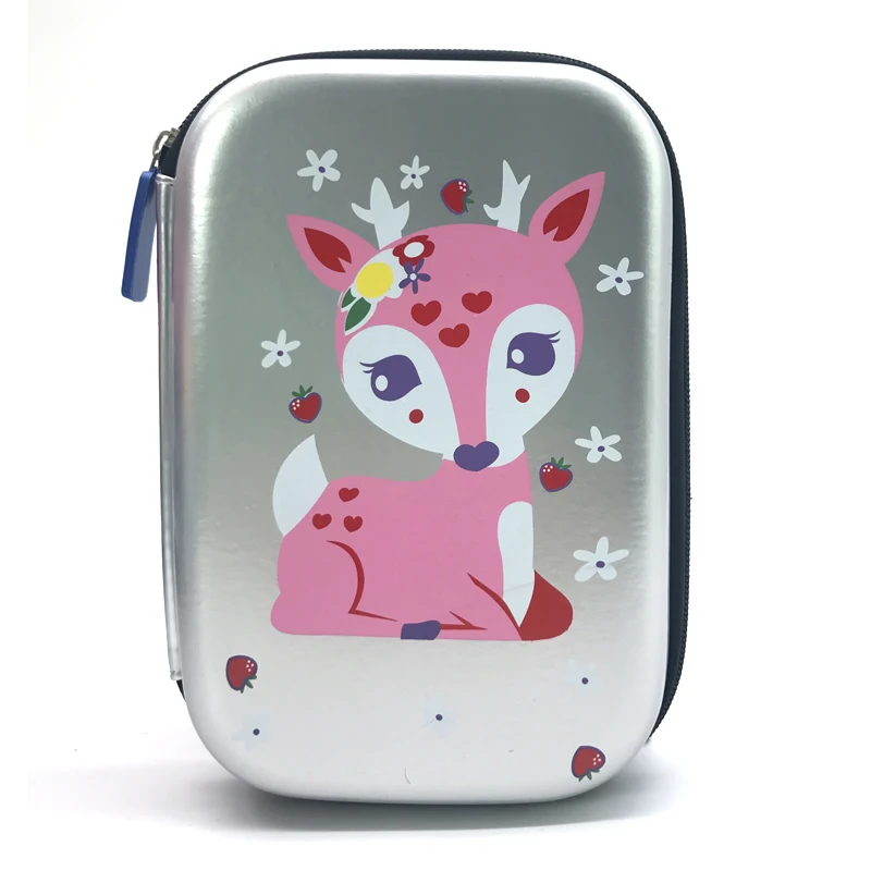 Чехол для карандашей с оленем estuche escolar Kawaii trousse scolaire stylo из искусственной кожи чехол для карандашей школьный