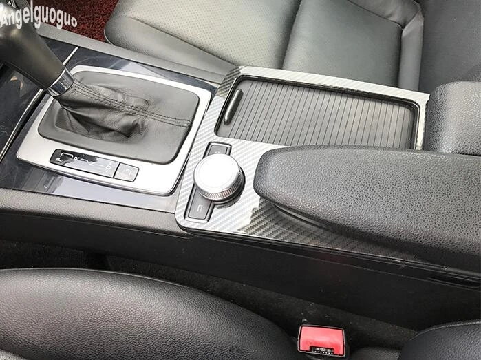 ABS углеродное волокно/хромированный стиль для Mercedes Benz C класса W204 2008 13