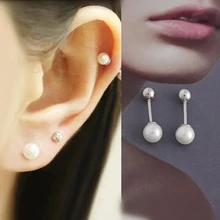 S925 стерлингового серебра серьги модные свадебные туфли Украшенные жемчугом; Сережка-гвоздик в форме шурупа ушные клипы простая красивая обувь; большие размеры женские сапоги девушка серебряные серьги ювелирные изделия