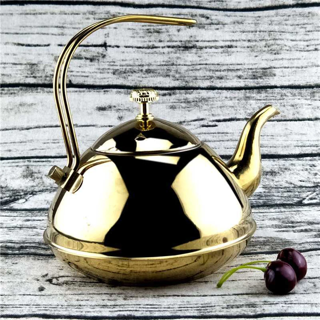 2L Whistling Tea Kettle with Handle Stainless Steel Teapot for Stovetops