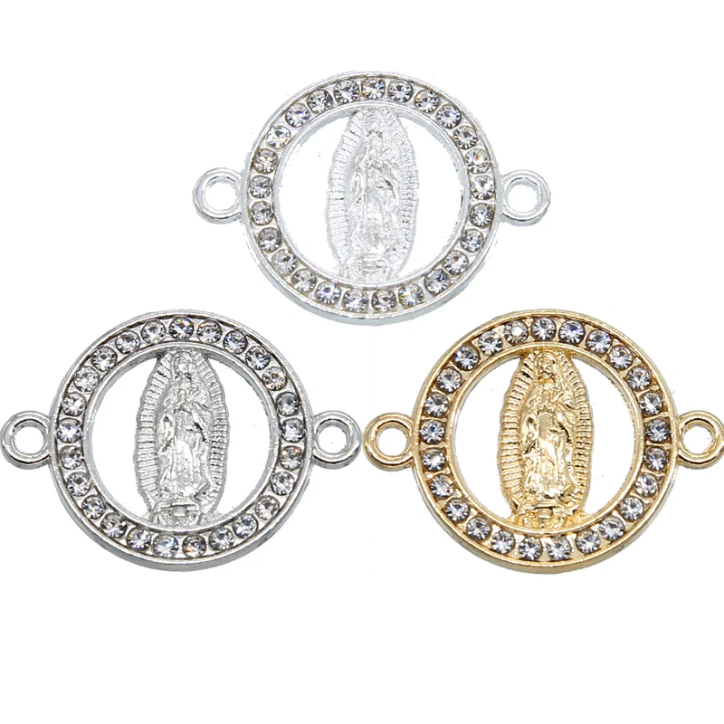 

6PCS ClassicDIY Bracelet Madonna MAMA Connector Jewelry Accessories Female Chain Jewelry for Diy Handmade Wholesale